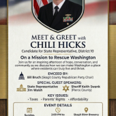  YOU'RE  INVITED: ROBERT 'CHILI' HICKS FOR LD 10 STATE REPRESENTATIVE MEET & GREET SOCIAL 
