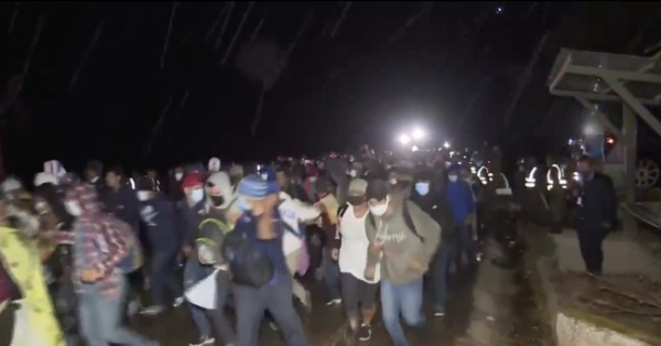 Biden's First Migrant Caravan Is Already Thrashing Its Way Across Central America