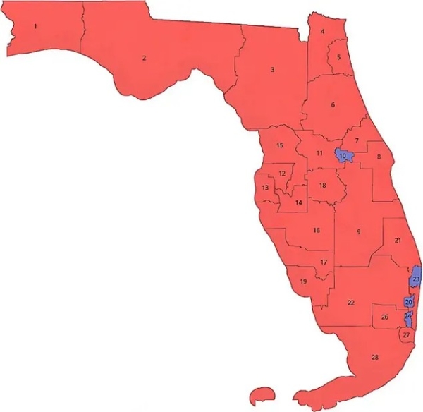 Florida Crushes Elias Lawsuit, Delivers 24R–4D Map — GOP Poised for Major 2026 Gains Florida Crushes Elias Lawsuit, Delivers 24R–4D Map — GOP Poised for Major 2026 Gains
