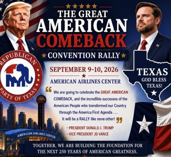 Republicans' First-ever National "Midterm" Convention Begins Today in Dallas, TX Republicans' First-ever National "Midterm" Convention Begins Today in Dallas, TX