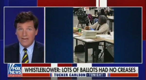 VIDEO: Tucker Shows Evidence Of ‘Flat-Out Criminal Fraud’ In Georgia During 2020 Election