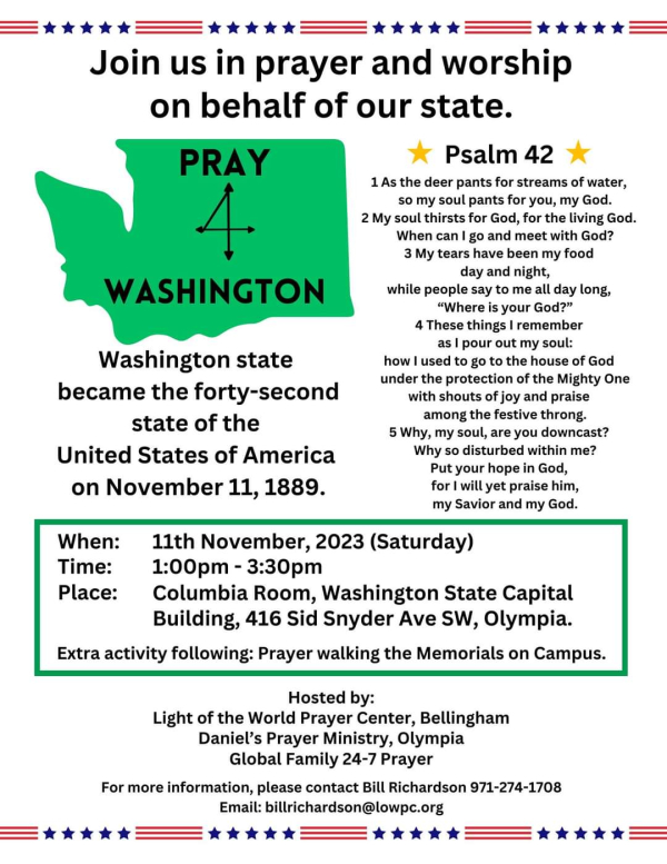 Day of Prayer and Worship for The State of Washington