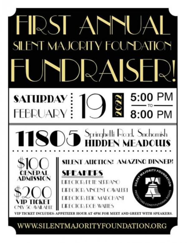 You're Invited: This Saturday-- Silent Majority Foundation Auction