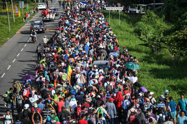 Guatemalan Military Struggles to Stop Migrant Caravan Headed to America to Get Amnesty From Joe Biden