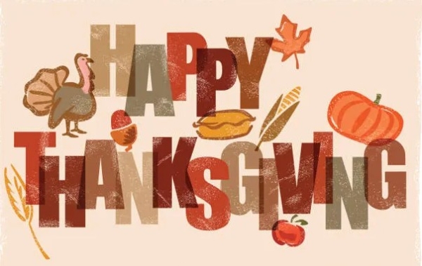 HAPPY THANKSGIVING!  
