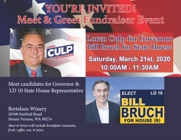 Lauren Culp for Governor & Bill Bruch for LD 10 House Meet & Greet