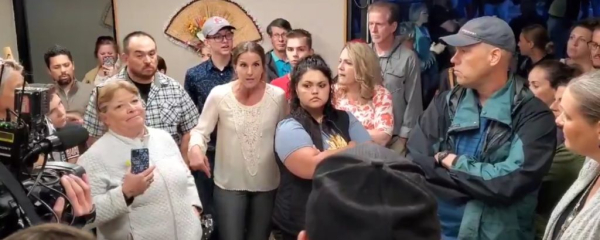 Anti-Mask Parents In Arizona Peacefully STORM The School Board -- VIDEO