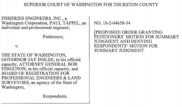 LEGAL VICTORY AGAINST INSLEE REQUIRES ARTICLES OF IMPEACHMENT!