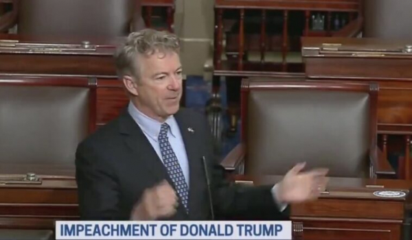 Rand Paul Speech Goes Viral After He Blisters Democrats Over Sham Impeachment