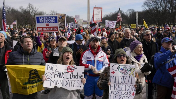 VIDEO: Thousands Attend ‘Defeat The Mandates’ Rally In Washington, D.C.