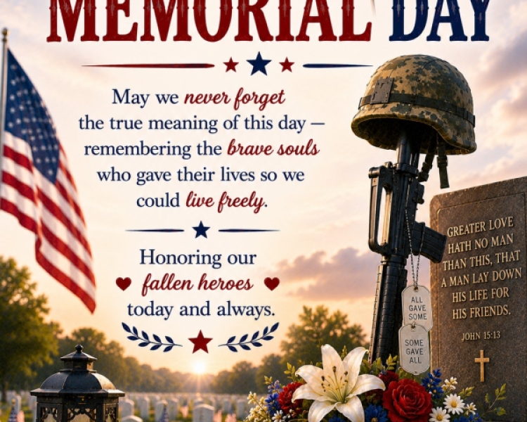 HAPPY MEMORIAL DAY