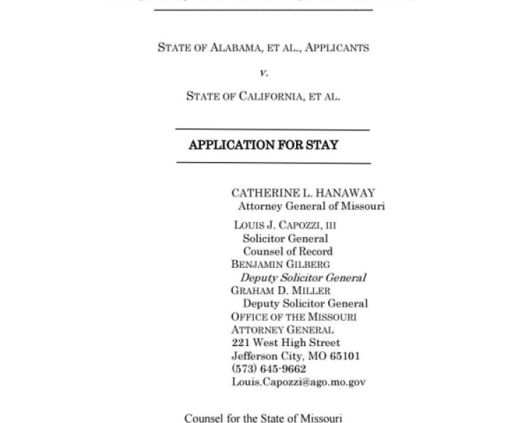 12 GOP States Ask Supreme Court to Lift Block on President Trump's Election Integrity Order 12 GOP States Ask Supreme Court to Lift Block on President Trump's Election Integrity Order