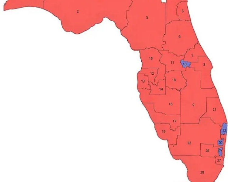 Florida Crushes Elias Lawsuit, Delivers 24R–4D Map — GOP Poised for Major 2026 Gains Florida Crushes Elias Lawsuit, Delivers 24R–4D Map — GOP Poised for Major 2026 Gains