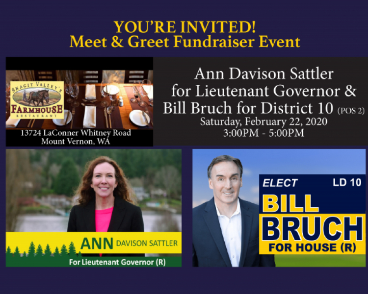 Ann Davison  Sattler for Lieutenant Governor / Elect Bill Bruch for State House Meet & Greet