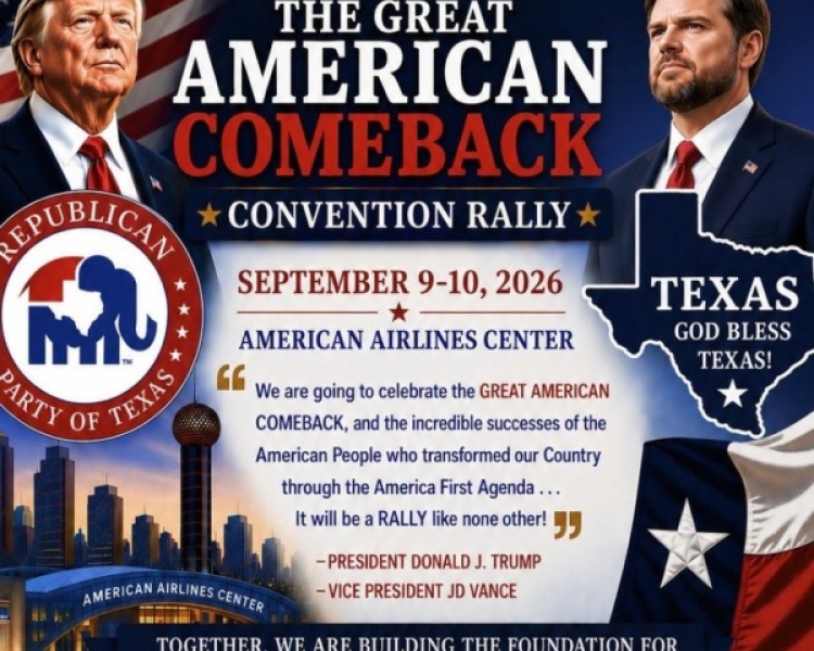 Republicans' First-ever National "Midterm" Convention Begins Today in Dallas, TX Republicans' First-ever National "Midterm" Convention Begins Today in Dallas, TX
