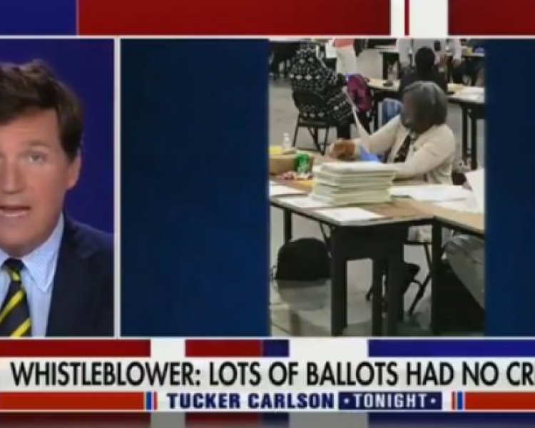 VIDEO: Tucker Shows Evidence Of ‘Flat-Out Criminal Fraud’ In Georgia During 2020 Election