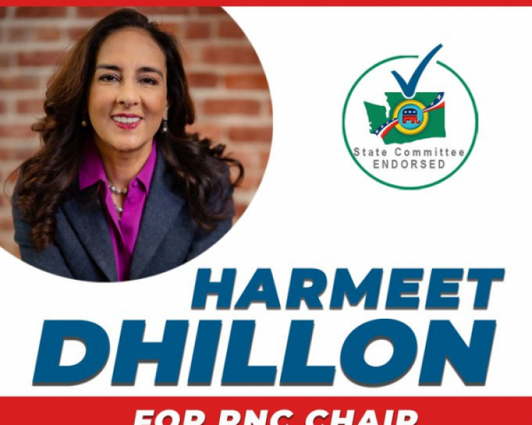 GOP in Nebraska, Washington state back Harmeet Dhillon for RNC Chair 