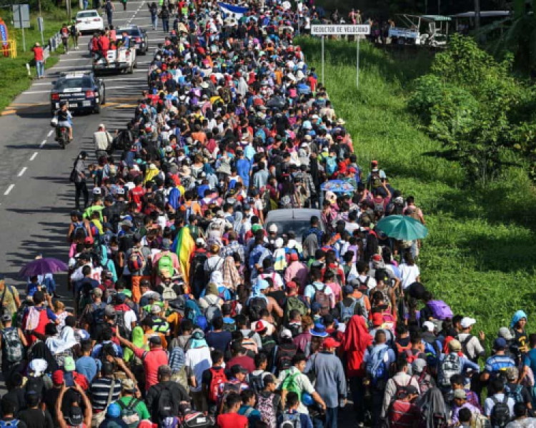 Guatemalan Military Struggles to Stop Migrant Caravan Headed to America to Get Amnesty From Joe Biden