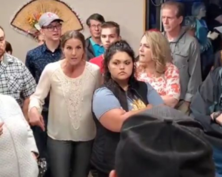 Anti-Mask Parents In Arizona Peacefully STORM The School Board -- VIDEO