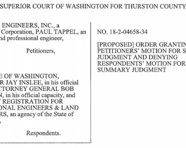 LEGAL VICTORY AGAINST INSLEE REQUIRES ARTICLES OF IMPEACHMENT!