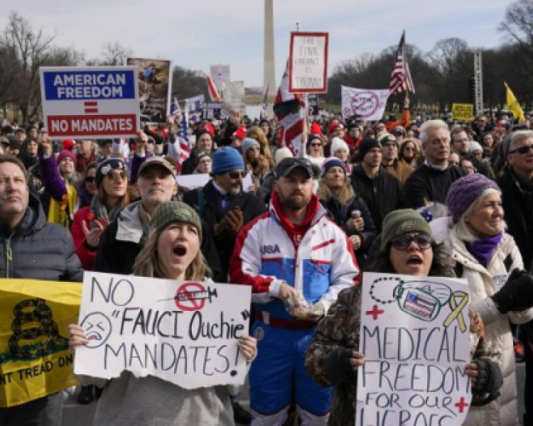 VIDEO: Thousands Attend ‘Defeat The Mandates’ Rally In Washington, D.C ...