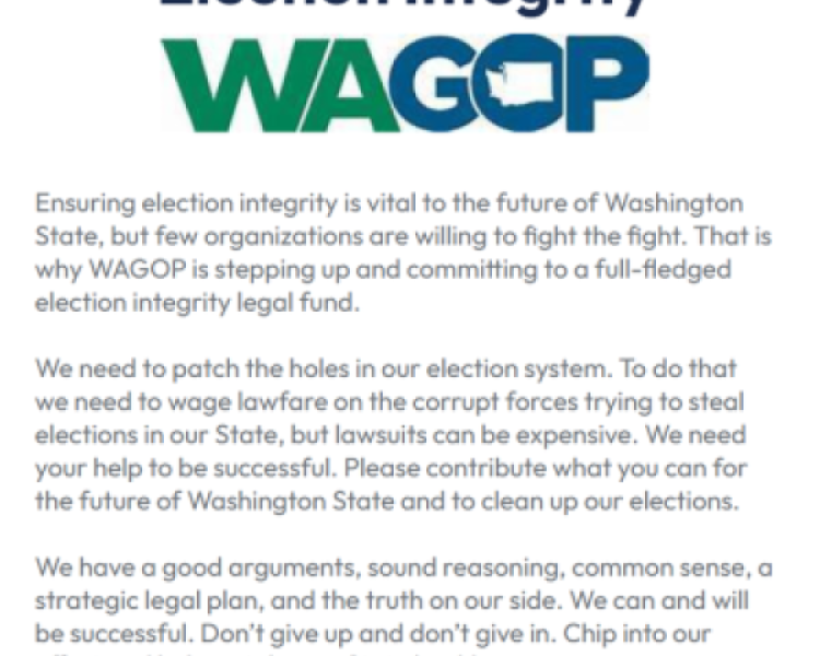 WAGOP - Help Support Election Integrity